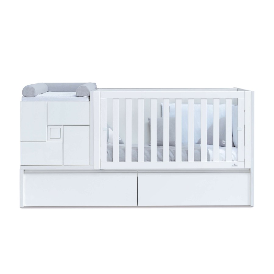 Convertible Cribs Alondra | Cuna Convertible 70X140 Cm Neo Clip White · K506 Blanco