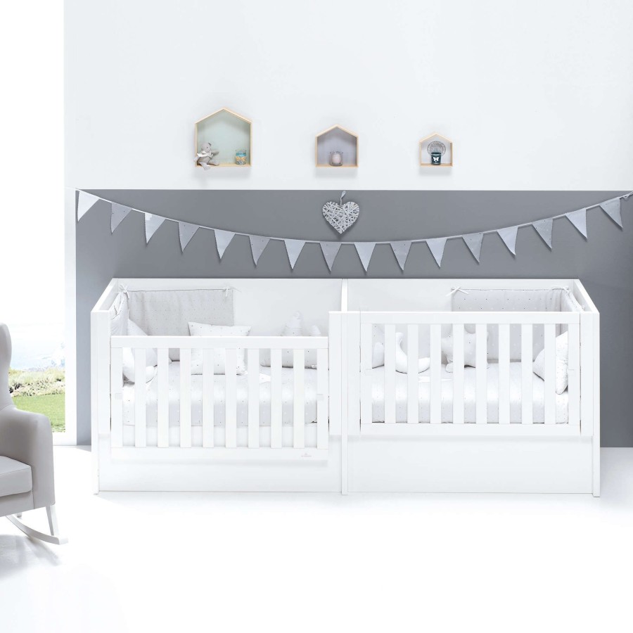 Baby Cots Alondra | Twin Convertible Crib Duplo · T1220-M7700