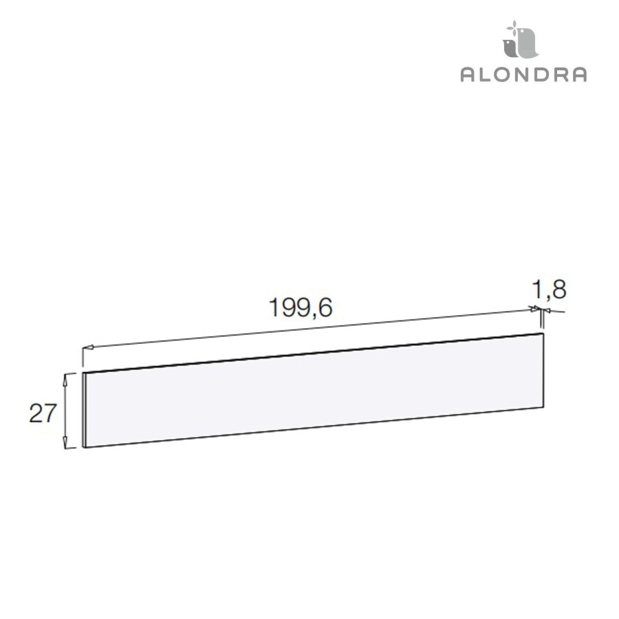 Convertible Cribs Alondra | Konver Sure Back Cover - Wtn513-G23 White