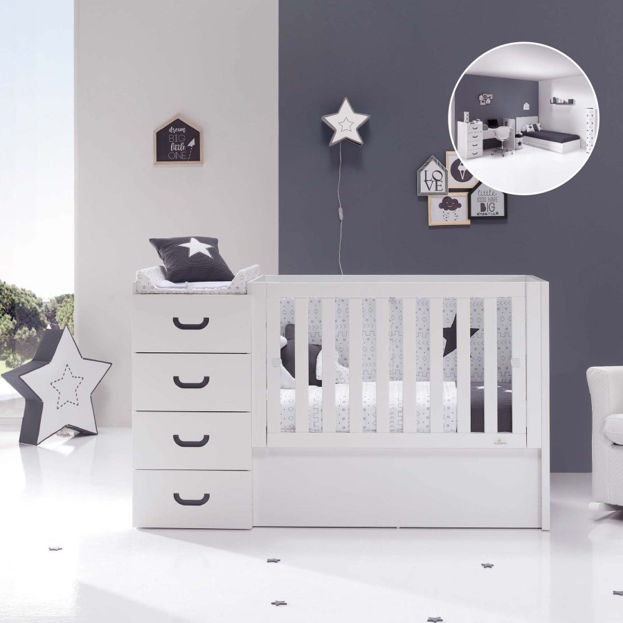 Convertible Cribs Alondra | Convertible Crib - Just Joy Ethnik · K379-M7779 Marengo