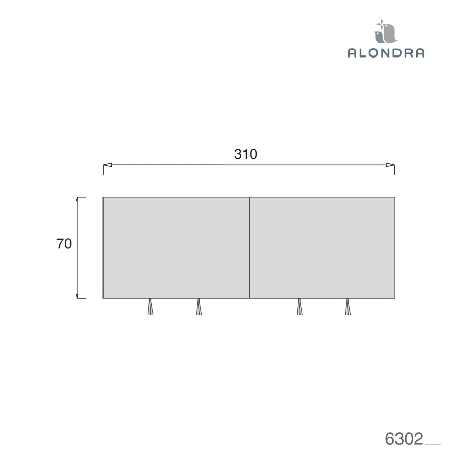 Montessori Alondra | Textile Canopy For Montessori Auna Cot · 6302 122 Cremarosa