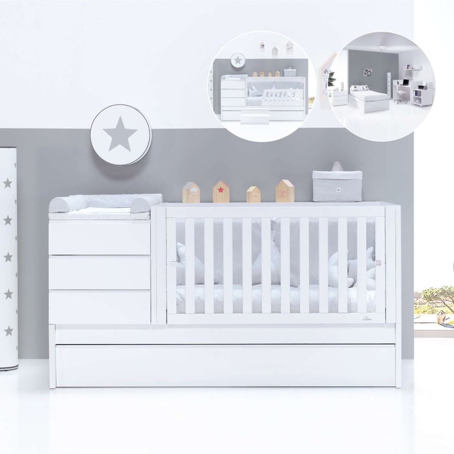 Convertible Cribs Alondra | Convertible Crib 70X140 Sero Kubo · K551