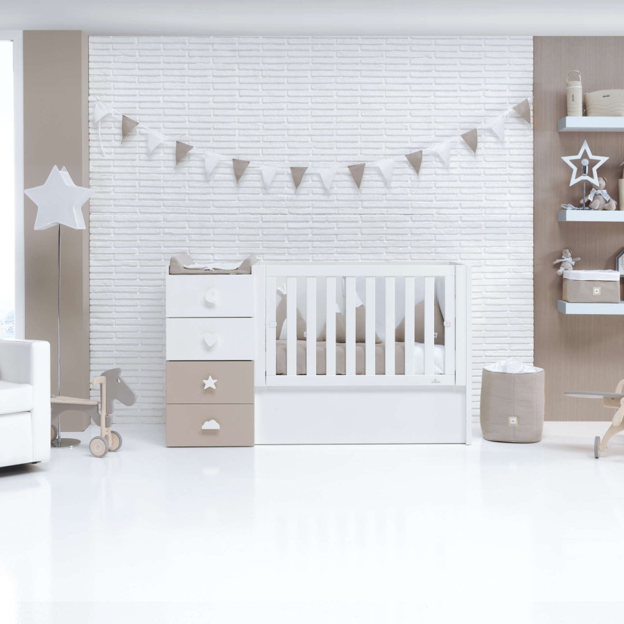 Convertible Cribs Alondra | Convertible Crib - Just Bubble · K374-M7753 Beige