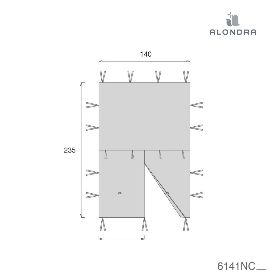 Montessori Alondra | Textile Canopy For Montessori Indy Bed Nc141 · 6141Nc 178 Carezza