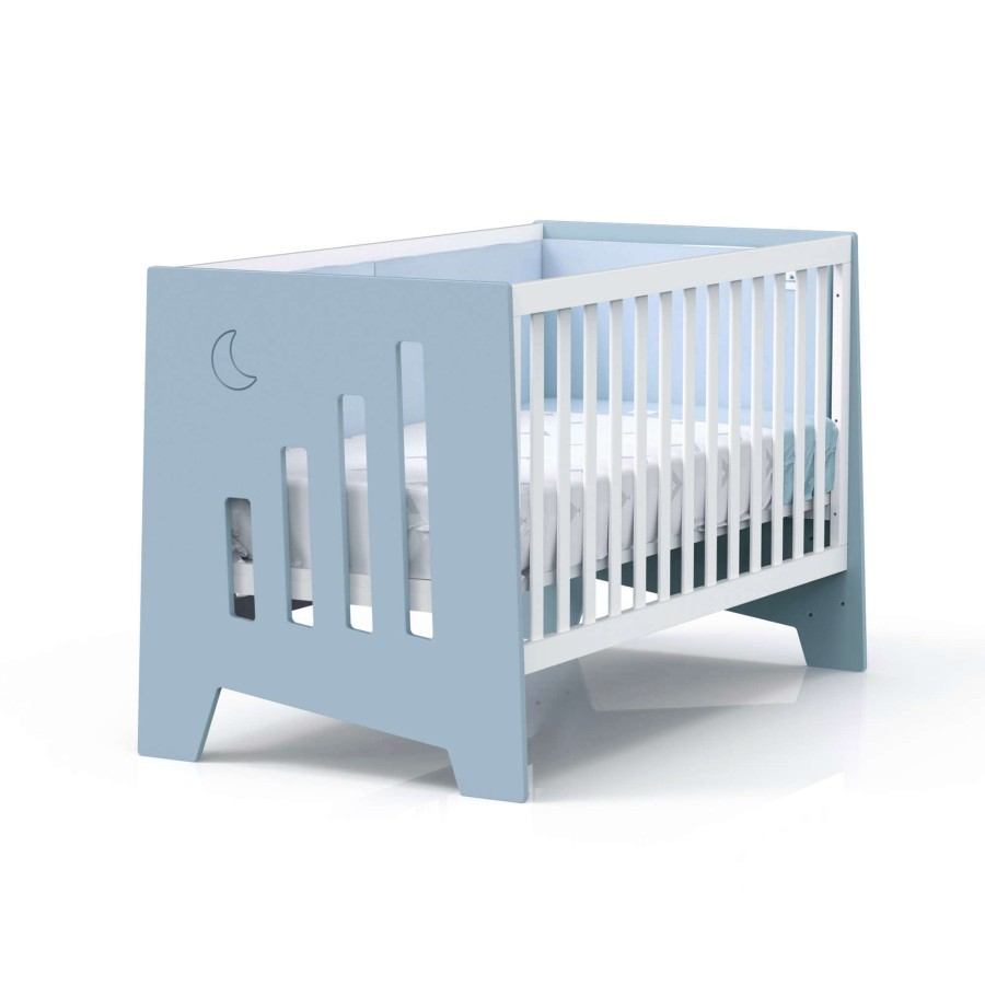 Co-Sleeping Cots Alondra | Co-Sleeping And Montessori Cot (6In1) Omni-Xl Blue 70X140 · C191