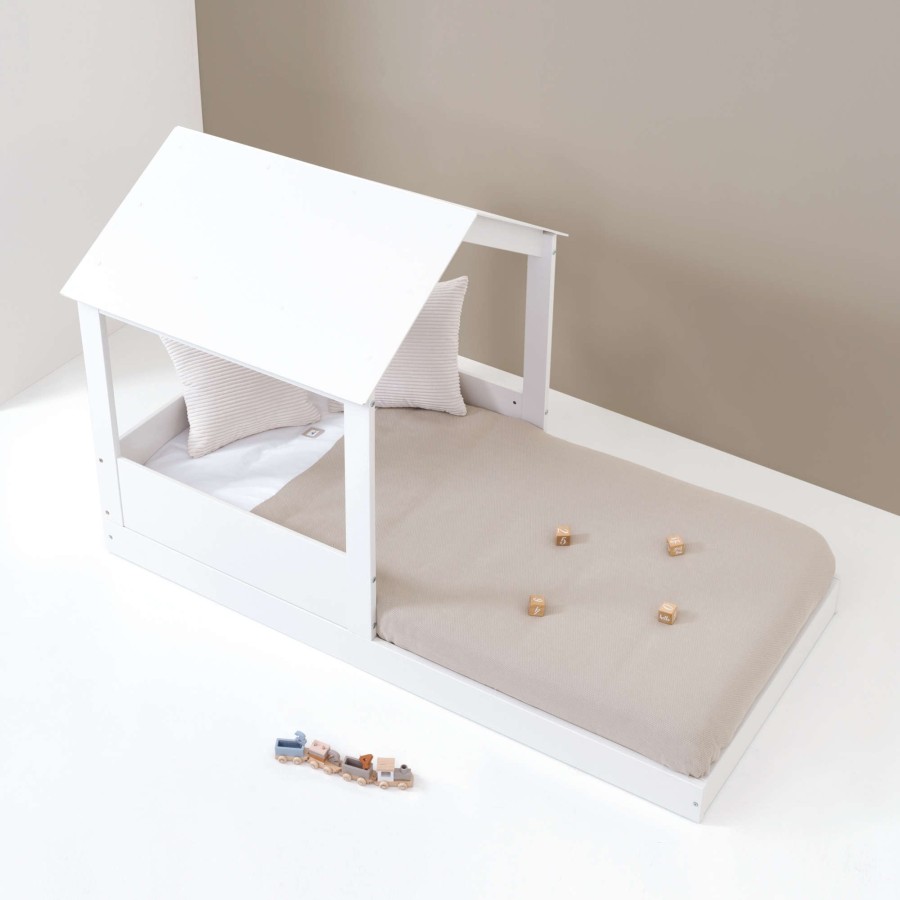 Montessori Alondra | Cama Infantil De 90X190 Cm Montessori Con Casita · Bianca Tre Qt664