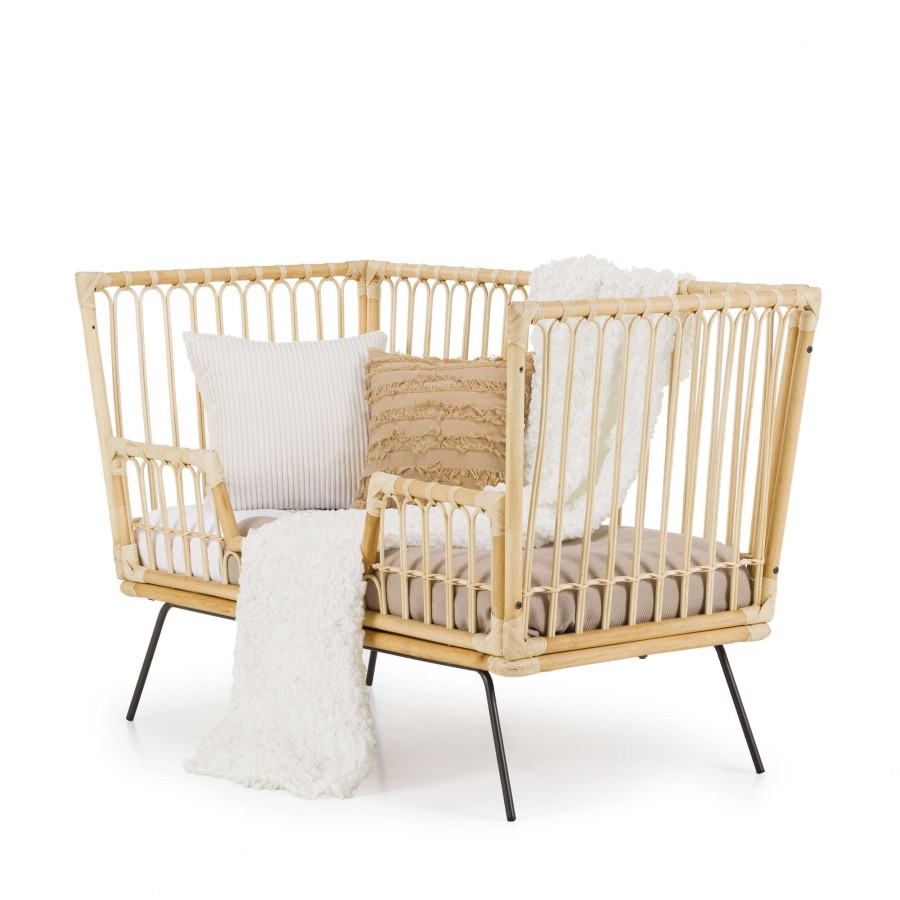 Baby Cots Alondra | Rattan Baby Cot 60X120 Diem - Rc222-N99