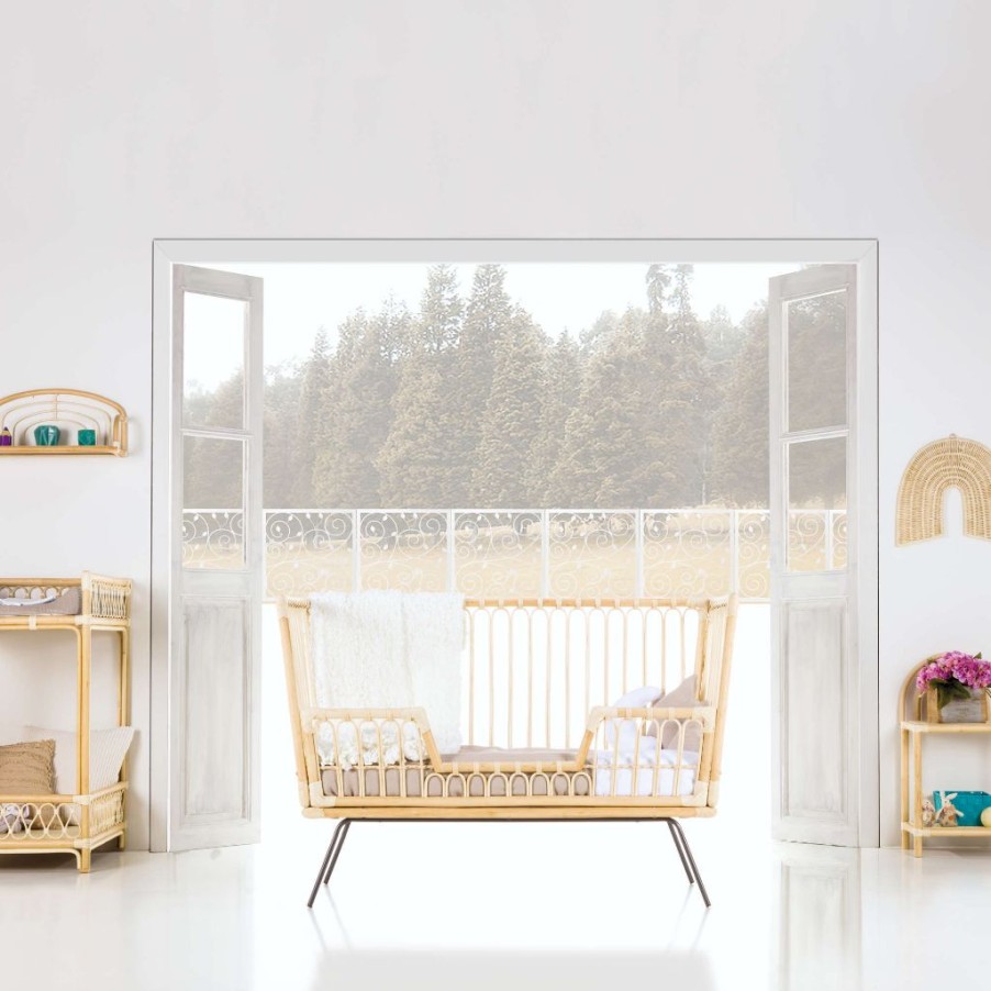 Baby Cots Alondra | Rattan Baby Cot 60X120 Diem - Rc222-N99