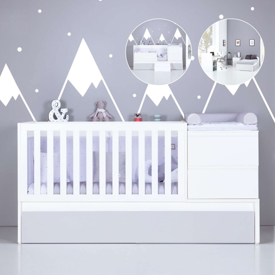 Convertible Cribs Alondra | Convertible Crib 70X140 Inside · K404-M1178