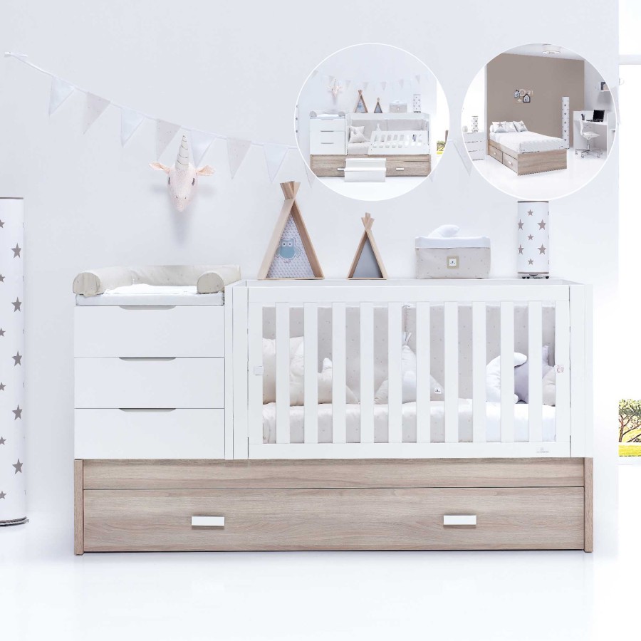 Convertible Cribs Alondra | Sero Loft Convertible Crib 70X140Cm · K547