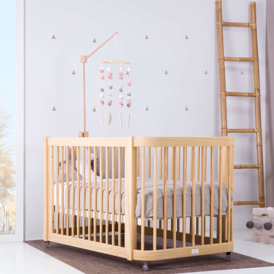 Baby Cots Alondra | Cot- Bed For Babies (3In1) Crea Due Nomad 70X140 - C300