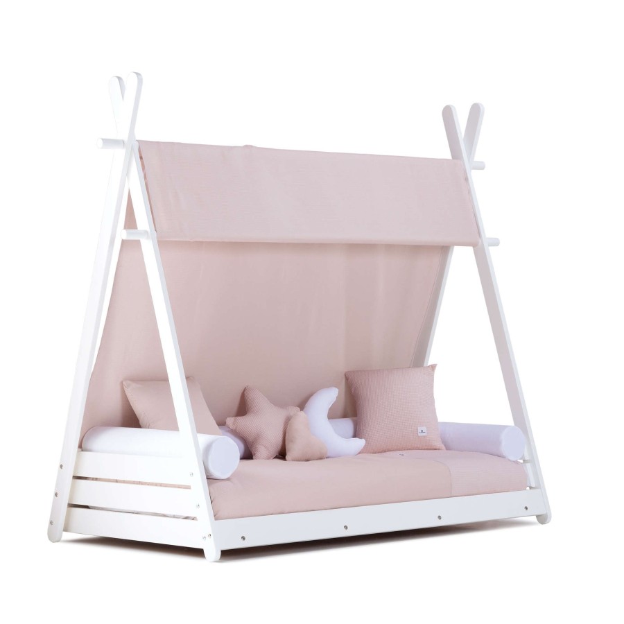 Montessori Alondra | Montessori Kids Bed Homy-Xl 90X200Cm - 122 Cremarosa