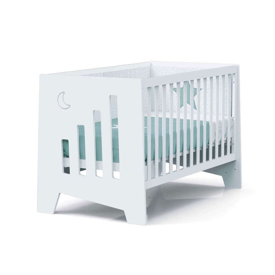 Co-Sleeping Cots Alondra | Co-Sleeping And Montessori Cot (6In1) Omni-Xl White 70X140 · C191