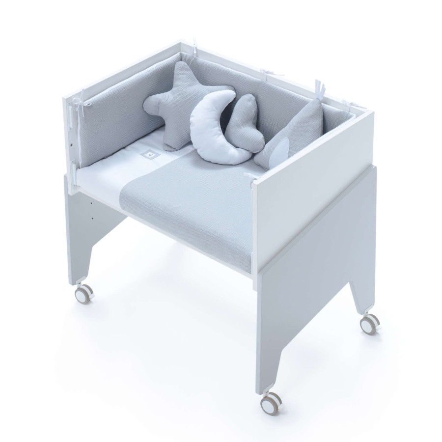 Baby Cribs Alondra | Grey Co-Sleeping Crib Equo 50X80 · C10-M7778