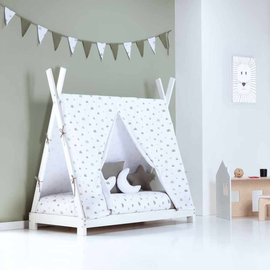 Montessori Alondra | Montessori Bed 70X140Cm Indy Espuma Do Mar 70X140