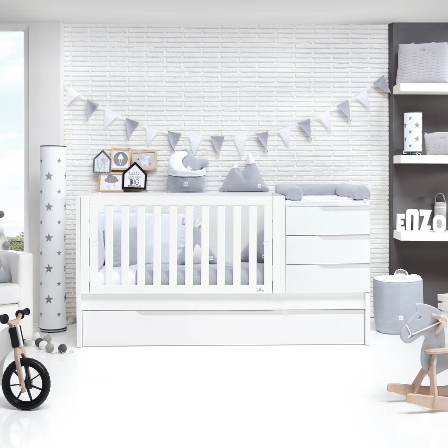 Convertible Cribs Alondra | Convertible Crib 70X140 Sero Evolutive Artik · K502 White