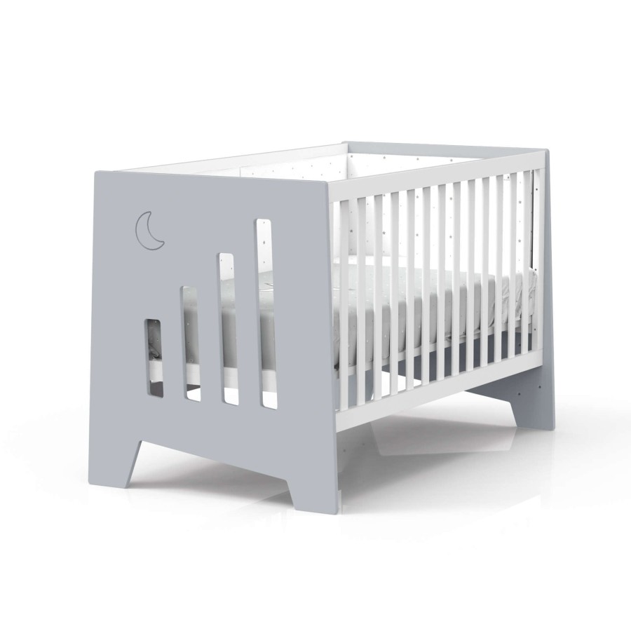 Co-Sleeping Cots Alondra | Co-Sleeping And Montessori Cot (6In1) Omni-Xl Grey 70X140 · C191