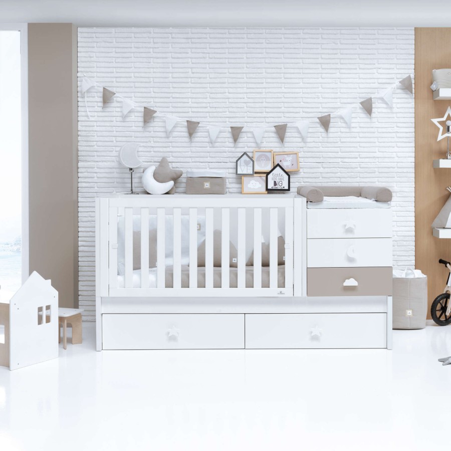 Convertible Cribs Alondra | Convertible Crib Sero Bubble · K554 Beige