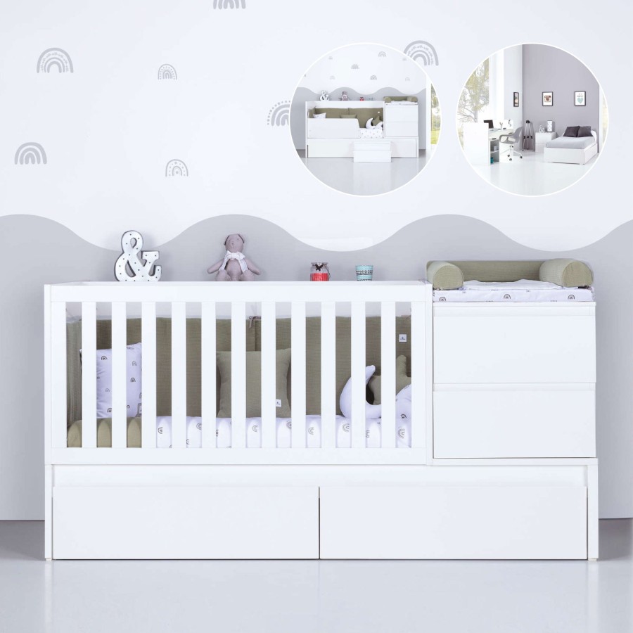 Convertible Cribs Alondra | Convertible Crib 70X140 Inside · K404-M1100