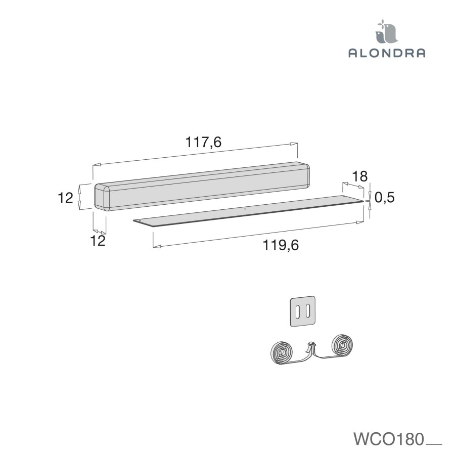 Co-Sleeping Cots Alondra | Co-Sleeping Kit For Omni And Nexo Cots · Wco180-70 White