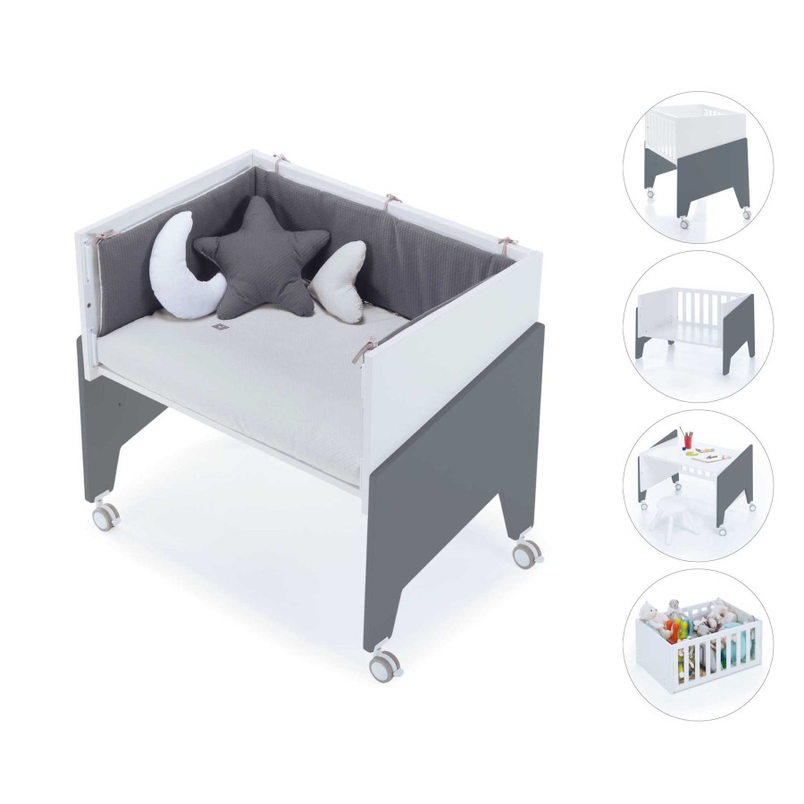 Baby Cribs Alondra | Marengo Co-Sleeping Crib 50X80 Equo · C10-M7769