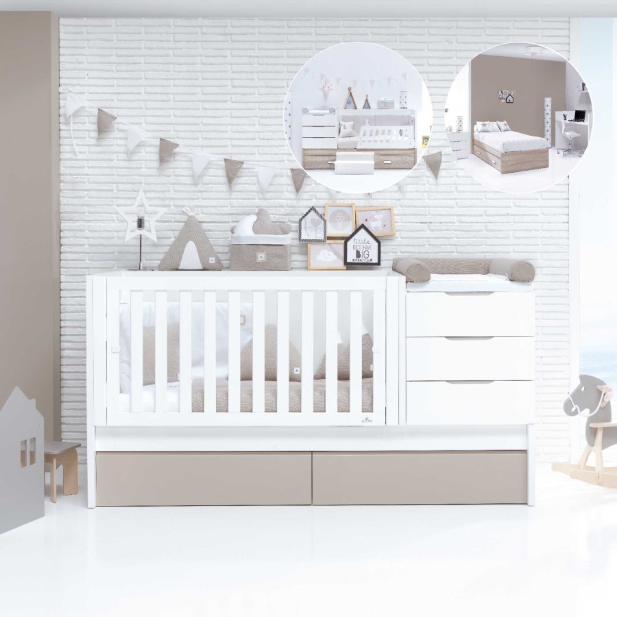 Convertible Cribs Alondra | Convertible Crib Sero More Arena · K546-M7753 Beige