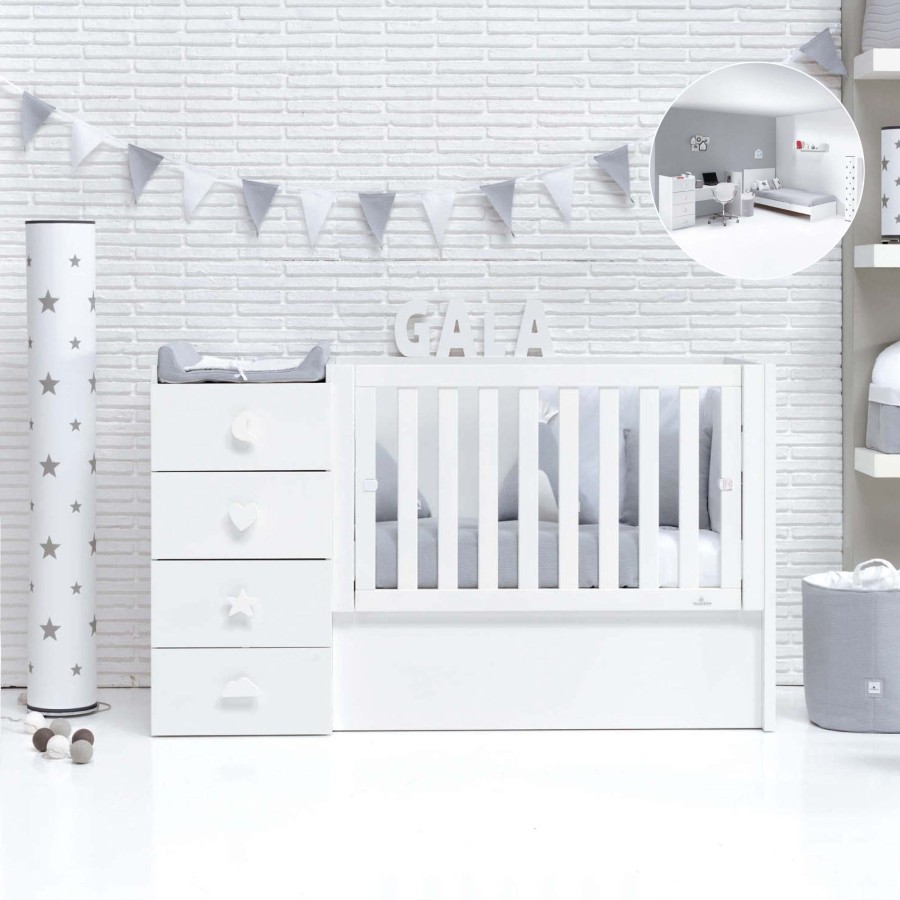 Convertible Cribs Alondra | Convertible Crib 60X120 Just Bubble · K374-M7700