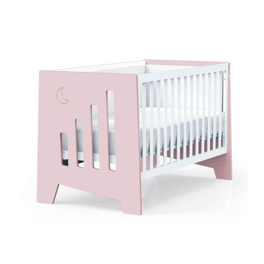 Co-Sleeping Cots Alondra | Co-Sleeping And Montessori Cot (6In1) Omni-Xl Pink 70X140 · C191