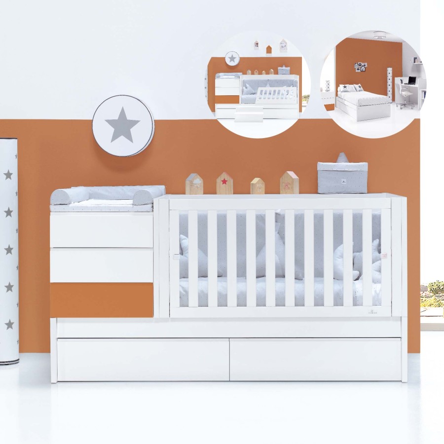 Convertible Cribs Alondra | Convertible Crib 70X140 Sero Kubo · K551