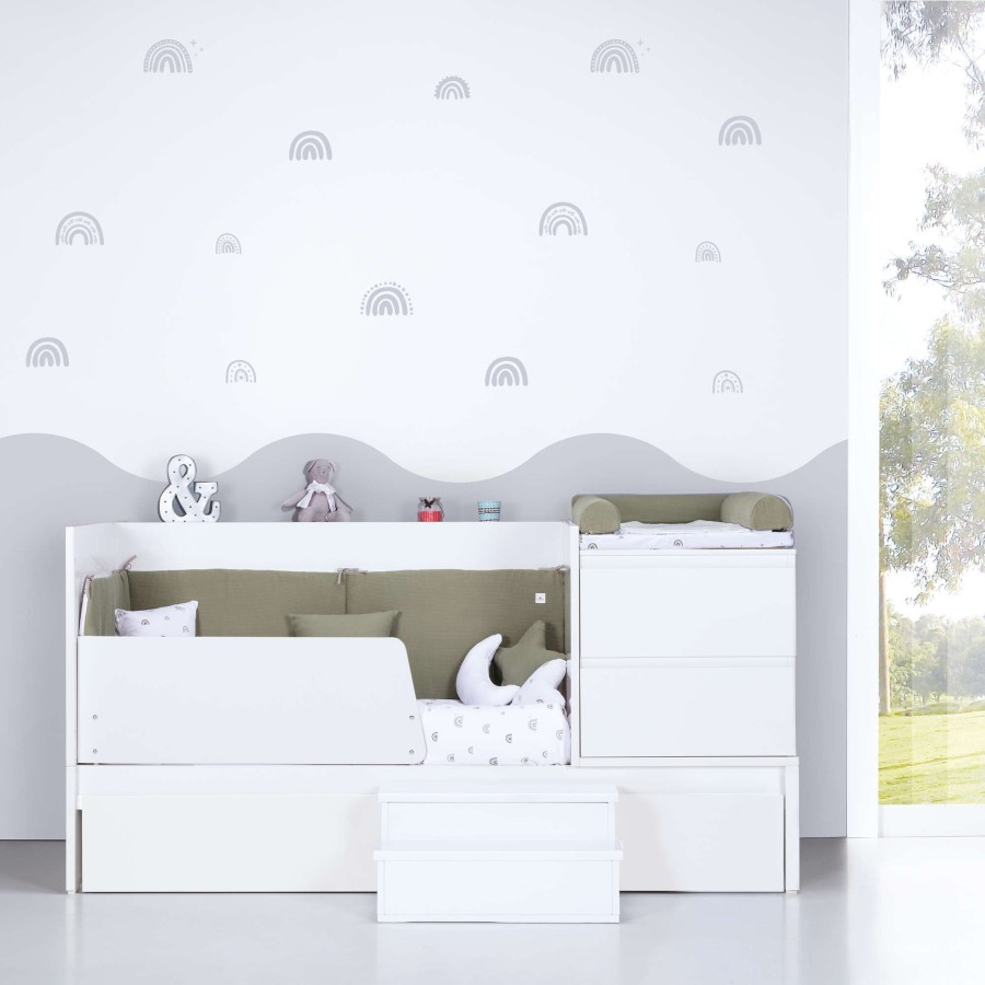 Convertible Cribs Alondra | Junior Safety Guard For Inside Convertible Crib · Jbj404 White