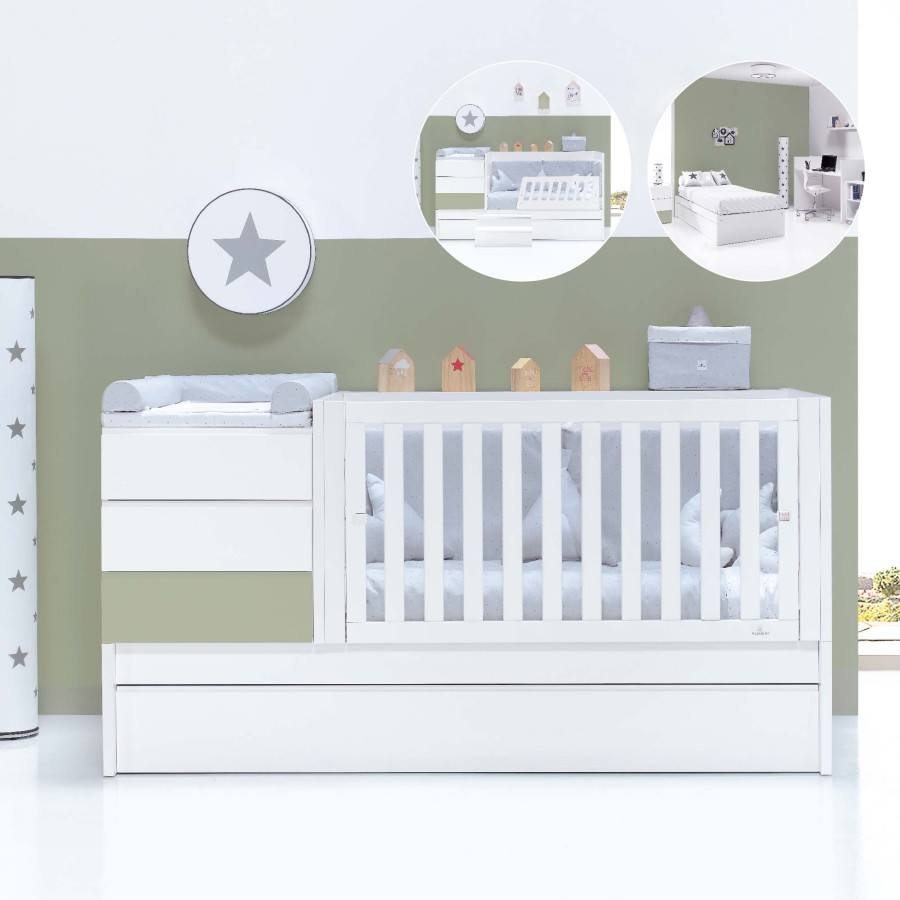 Convertible Cribs Alondra | Convertible Crib 70X140 Sero Kubo Erba · K551